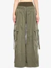 Dolce & Gabbana Waxed Cord Cargo Pants In Green