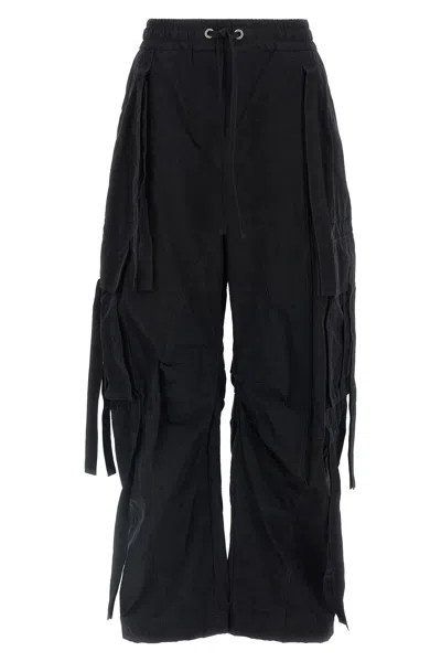 Dolce & Gabbana 'waxed Faille Cargo' Pants In Black
