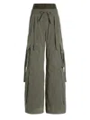 Dolce & Gabbana Waxed Faille Pants In Green