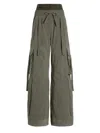 Dolce & Gabbana Waxed Faille Pants In Green