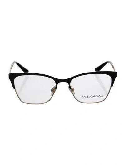 Pre-owned Dolce & Gabbana Wayfarer Eyeglasses In Gold