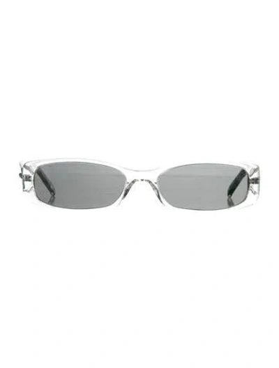 Pre-owned Dolce & Gabbana Wayfarer Tinted Sunglasses In Clear/green