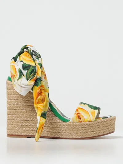 Dolce & Gabbana Wedge Shoes  Woman Color Multicolor
