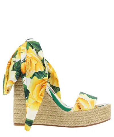 Dolce & Gabbana Wedges In Multicolor