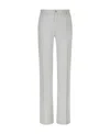 Dolce & Gabbana Stretch Wool Twill Pants With Straight Leg In White