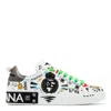 Dolce & Gabbana Pattern Printed Leisure Sports Shoes In Multi