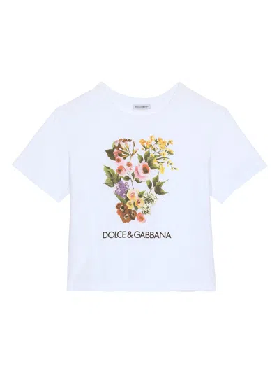 Dolce & Gabbana Kids'  T-shirts And Polos White In Bianco