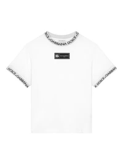 Dolce & Gabbana Kids'  T-shirts And Polos White