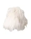 Dolce & Gabbana White Acrylic Fur Womens Bucket Hat In White