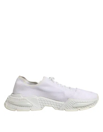 Pre-owned Dolce & Gabbana White Airmaster Low Top Men Sneakers Men's Shoes ()