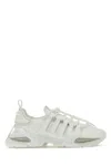 Dolce & Gabbana White Sneakers With Modern Silhouette And Unique Lacing System