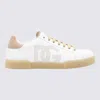 DOLCE & GABBANA WHITE AND BEIGE SNEAKERS