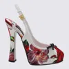 Dolce & Gabbana Satin Pumps With Floral Print And Bow