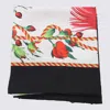 Dolce & Gabbana White And Multicolot Silk Scarves