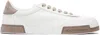 Dolce & Gabbana Portofino Yatch Sneakers In Calfskin Color White And Dove Grey In White