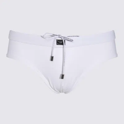 DOLCE & GABBANA DOLCE & GABBANA WHITE BEACHWEAR