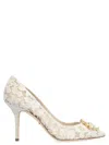 Dolce & Gabbana Canvas And Suede Sneakers In White