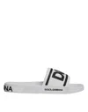 Dolce & Gabbana Contrasting Dg Logo Rubber Slides