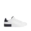 Dolce & Gabbana Sneakers From The Portofino Line In Calfskin In White