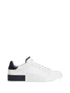 Dolce & Gabbana White Sneakers With Minimalist Design And Cushioned Sole In White