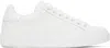 Dolce & Gabbana Portofino Light White Sneakers With Logo Patch On The Tongue And Tonal Logo Lettering On The Heel In In White