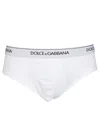 DOLCE & GABBANA WHITE COTTON BRIEFS