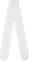 Dolce & Gabbana White Cotton Broderie Anglaise Headscarf In W0800 Optic White