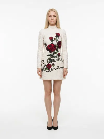 Dolce & Gabbana White Cotton Casual Women's Dress