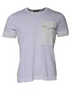 Dolce & Gabbana White Cotton Crew Neck Short Sleeves Men's T-shirt In White