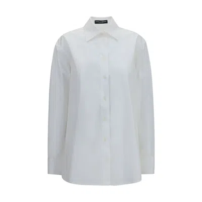 Dolce & Gabbana White Cotton Dress Shirt