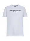 Dolce & Gabbana Men Logoed T-shirt In White