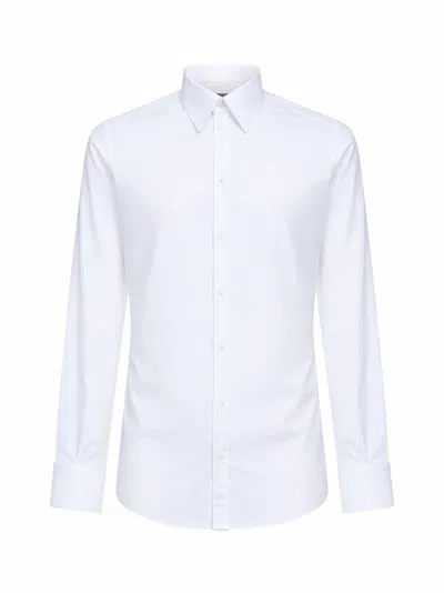 Dolce & Gabbana White Cotton Martini Shirt