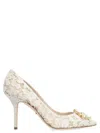 Dolce & Gabbana White Cotton Pumps