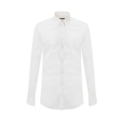 Dolce & Gabbana White Cotton Shirt
