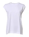 Dolce & Gabbana White Cotton Sleeveless Women Tank T-shirt