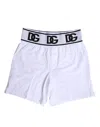 Dolce & Gabbana White Cotton Stretch Regular Boxer Underwear In White