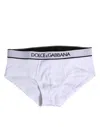 Dolce & Gabbana White Cotton Stretch Regular Brief Underwear In White