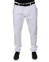 Dolce & Gabbana White Cotton Stretch Skinny Men Denim Jeans In White