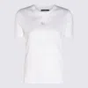 Dolce & Gabbana Crystal-embellished Cotton T-shirt In White