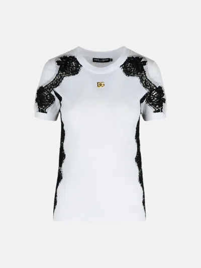 Dolce & Gabbana White Cotton T-shirt