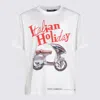 Dolce & Gabbana Cotton T-shirt With Vespa Print In White