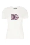 Dolce & Gabbana Jersey T-shirt With Lace Inlay