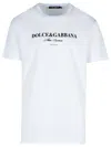 Dolce & Gabbana Men Logoed T-shirt In White