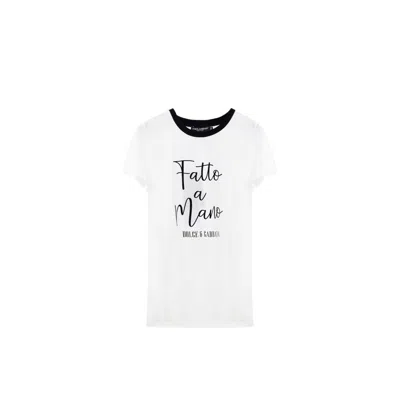 Dolce & Gabbana White Cotton T-shirt