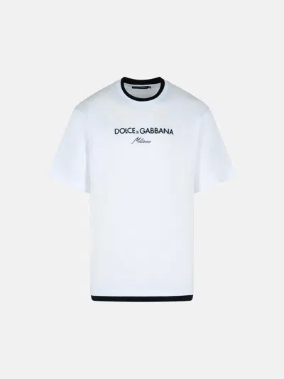 Dolce & Gabbana White Cotton T-shirt