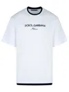 Dolce & Gabbana White Cotton T Shirt In White
