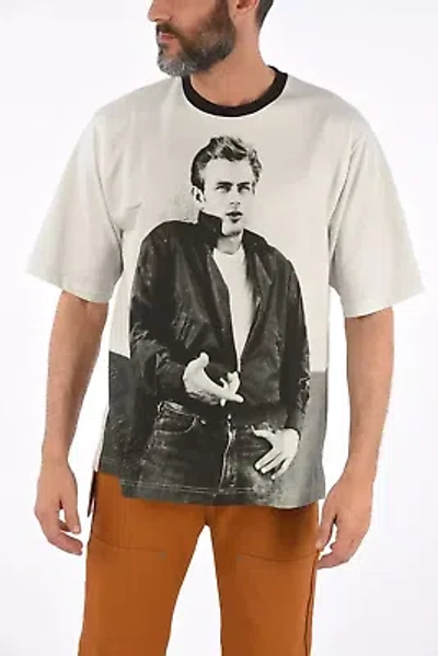Pre-owned Dolce & Gabbana Iconic James Dean Cotton Tee In White