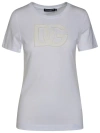 DOLCE & GABBANA WHITE COTTON T-SHIRT