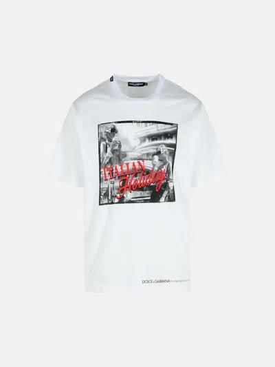 Dolce & Gabbana White Cotton T-shirt