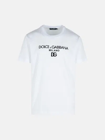Dolce & Gabbana White Cotton T-shirt